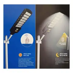 OEM - Lámpara Solar LED Jortan 600W Reflector Exterior IP66 Impermeable con Panel Solar
