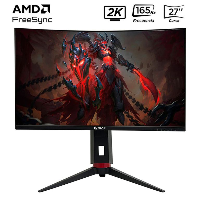 MONITOR CURVO TE-2767G 27 VA QHD 180HZ 1MS PIVOT RGB