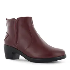 ECCO - Botin Cuero Mujer Guinda Asturias08