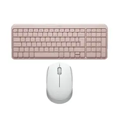 LOGITECH - Kit Teclado K250 Rosado y Mouse M170 Blanco Inalámbrico