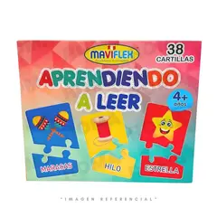 GENERICO - JUEGO EDUCATIVO APRENDO A LEER DE CARTÓN