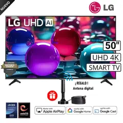 LG - Televisor 50 UHD 4K Thinq AI 50UA7300PSB + Antena Digital