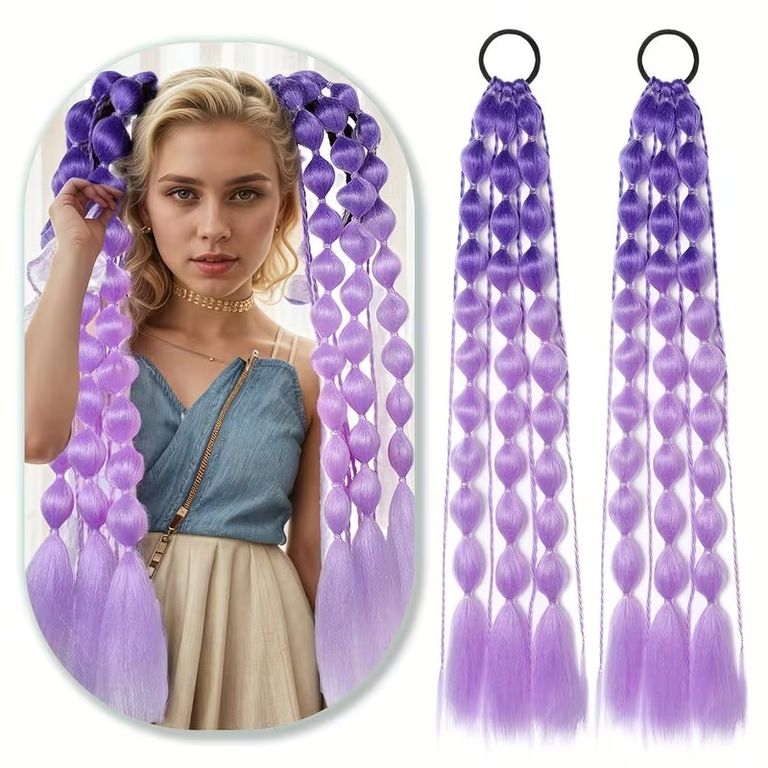 TRENZAS PARA MUJER - TRENZA RUMI 50 CM - 2 PIEZA