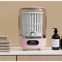 GENERICO - Mini Lavadora Portátil Compacta Multifuncional Con Secado Rápido Panel Digital Potente Limpieza