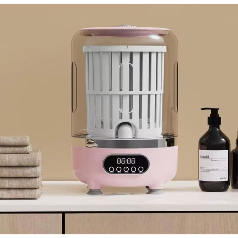 Mini Lavadora Portátil Compacta Multifuncional Con Secado Rápido Panel Digital Potente Limpieza