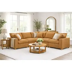 ARTSOFA - Sofá Modular Bosco Camel Antifluido + Obsequio