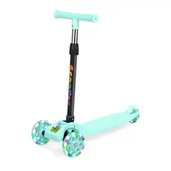 GENERICO - Scooter Infantil Niños Luces Verde