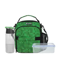 Xtrem - Lonchera Térmica Lunch-Pack 6XT Green Pixels