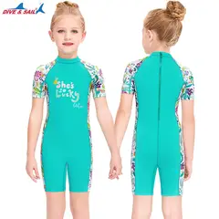 GENERICO - Traje de baño infantiles con proteccion solar dive sail