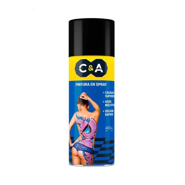 Pintura en Spray Negro Mate