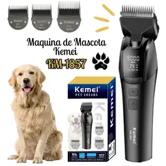 KEMEI - Máquina de Cortador Pelo Para Mascotas KM-1857