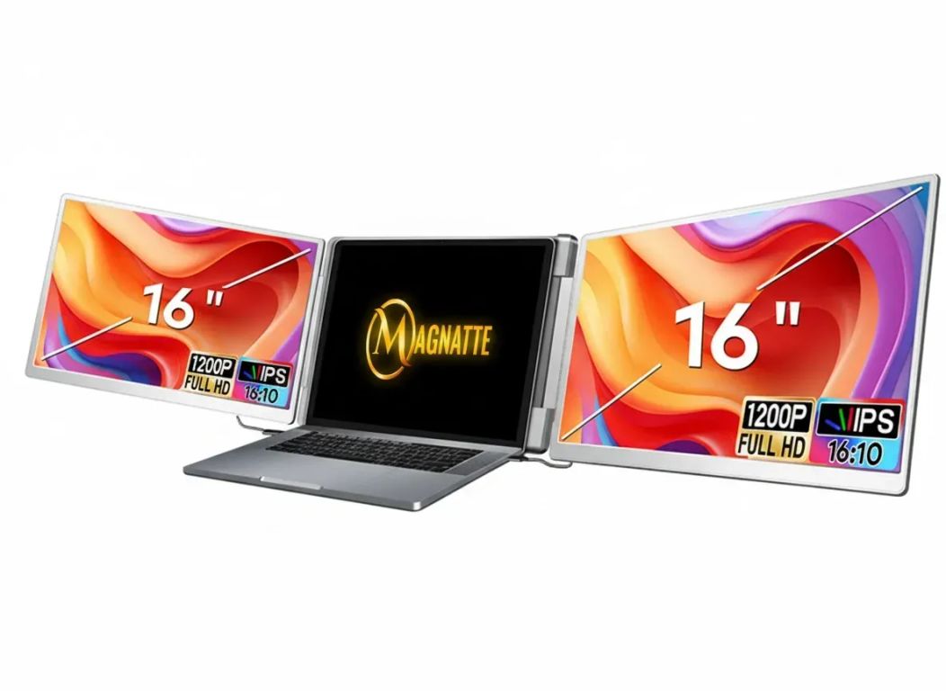 MONITOR PORTATIL DUAL MGT-S11 for Laptop LCD IPS 16" 60HZ