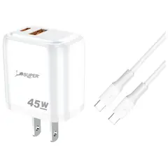 OEM - Cargador Tipo C Super Carga Rápida 45W