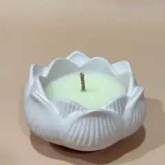 GENERICO - Maglo Home - Vela de soya envase flor de loto aromatica magnolia