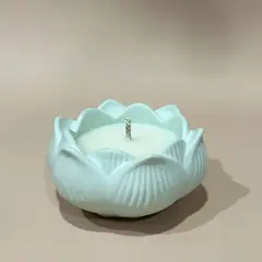 GENERICO - Maglo Home - Vela de soya envase flor de loto aromatica manzana canela