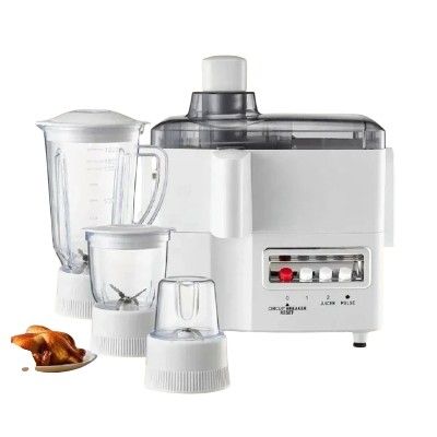 LICUADORA EXTRACTOR PICATODO 4EN1 TRILLIUM 2000W BLANCO