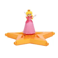 JAKKS PACIFIC - Figura Coleccionable Super Mario Galaxy Peach 4cm Nintendo