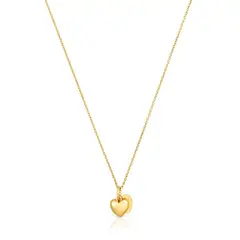 TOUS - COLLAR FLECHAZO DOBLE CORAZÓN ORO