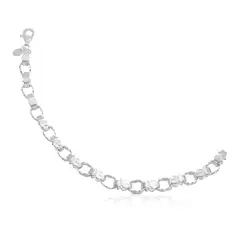 TOUS - Pulsera de plata con eslabones Bear