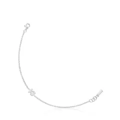 TOUS - Pulsera cadena con oso de plata y perla cultivada I-Bear