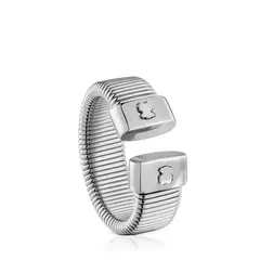 TOUS - Sortija De Mujer De Acero 8Mm