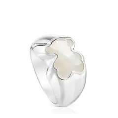 TOUS - Anillo De Plata 1Ley Oso Nacar