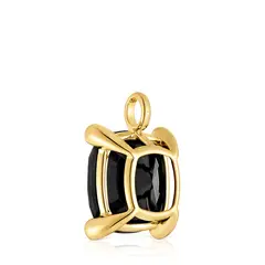 TOUS - COLGANTE PLATA 1ªLEY BAÑO ONIX 18MM