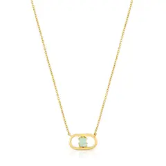 TOUS - COLLAR DE PLATA CAMILLE CON BAÑO DE ORO