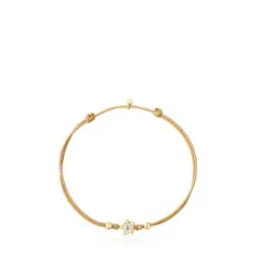 TOUS - Pulsera Flor de oro con diamantes creados en laboratorio