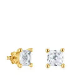 TOUS - PENDIENTES PLATA1ªLEY BAÑO ROCKCRYSTAL