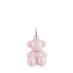 TOUS - Colgante Ceramica Rosa Plata 1ªley Oso