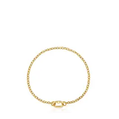 TOUS - PULSERA ORO 1ªLEY CADENA OVAL 17,5CM