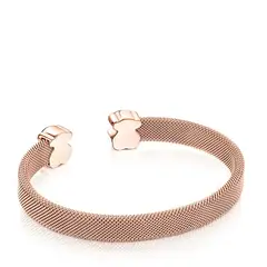 TOUS - PULSERA ACERO PLATA ONIX