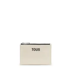 TOUS - MONEDERO-TARJETERO NEW DORP BEIGE