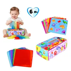 BABY - Juguete Caja Sensorial de 18 Pañuelos para Bebé D2