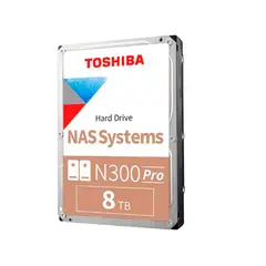 Toshiba - DISCO DURO NAS N300 PRO 8TB SATA 7200RPM P-N HDWG780XZSTB