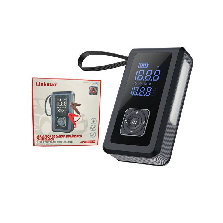 Arrancador 5 en 1 Inflador Portátil Linkmax