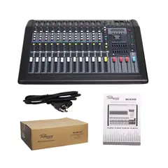 POTENZA - Consola de 12 Canales 2x350W USB 2xVentilador BT PZ-MP120 POTTENZA PREMIUM