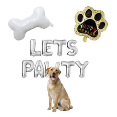 GENERICO - Pack de globos para fiesta de perrito