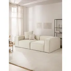 AMOBLART - SECCIONAL DUBBY IVORY +2 COJINES REGALO