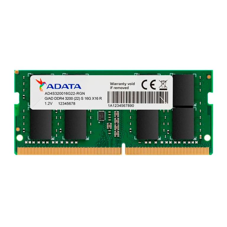 MEMORIA DRAM DDR4 SO-DIMM 8GB 3200 VERDE l P-N AD4S32008G22-SGN