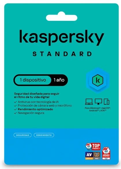 ANTIVIRUS STANDARD 1PC / NOTEBOOK / CELULAR DURACION 1 AÑO