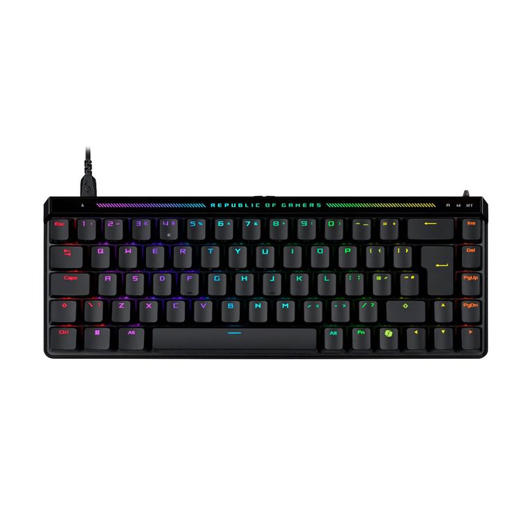 TECLADO GAMING CONECTIVIDAD USB 2.0 RGB LED PN 90MP03VE-BKAA20