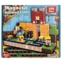 GENERICO - 100 Bloques Magneticos de Construcción
