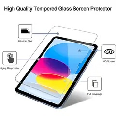 GENERICO - Vidrio Protector de Pantalla para iPad 10.2 - Transparente