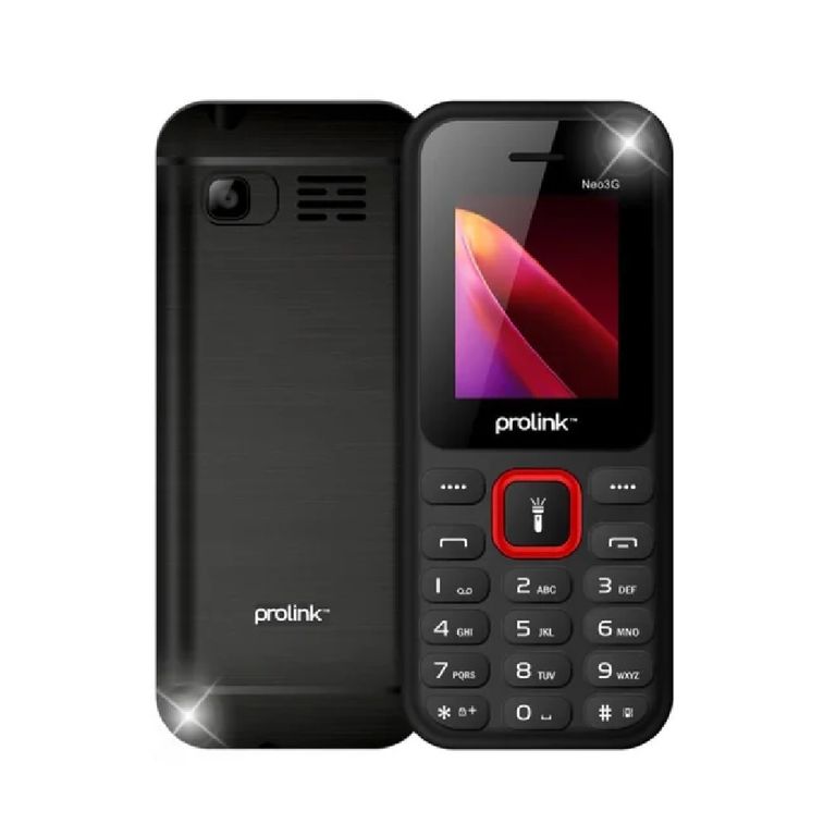 Celular Neo 3G Dual SIM Básico con Radio FM, Cámara y Linterna