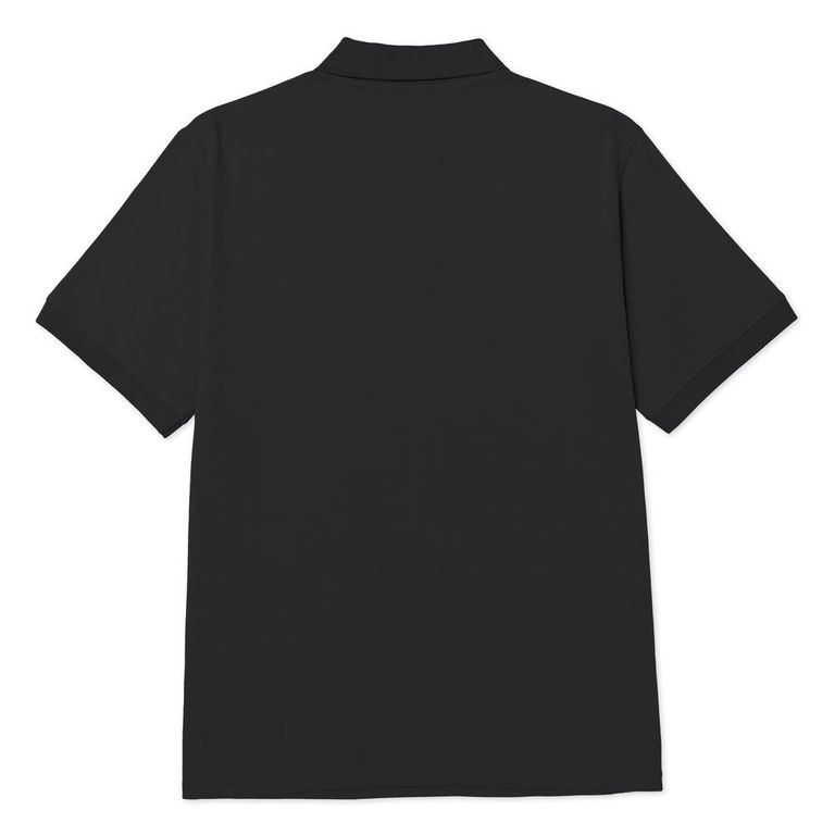 Polo Hombre Cat Logo Jersey Negro