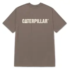 Caterpillar - Polo Hombre Logo Marrón