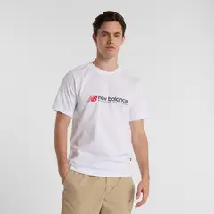 NEW BALANCE - Polo Hombre Professional Athletics Blanco