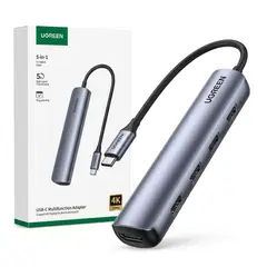 UGREEN - Hub USB-C CM417 5 en 1 HDMI 4K USB 3.0 20197